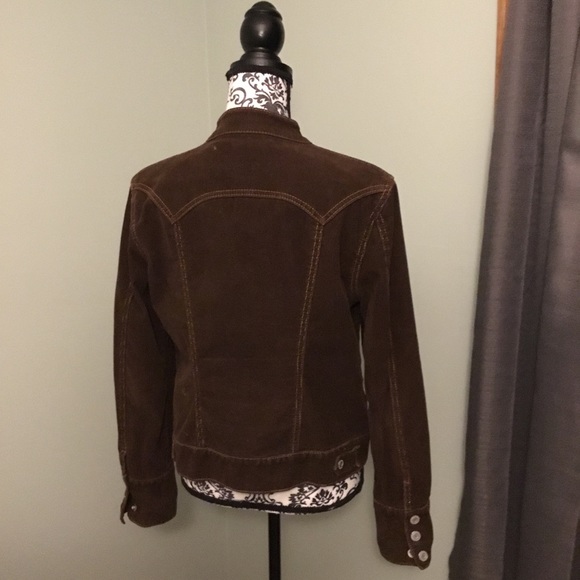 Gap Brown Stretch Corduroy Jacket - Size M - Picture 3 of 3